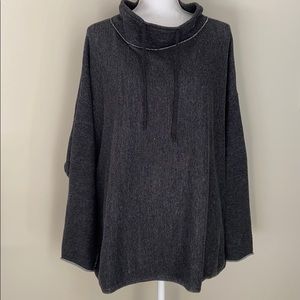 Eileen Fisher Organic Cotton Cowl Neck Pullover